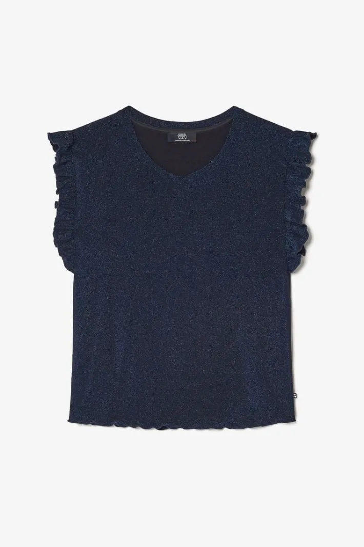 Le Temps des Cerises Top Nea Bleu Nuit Irise Midnight Hot