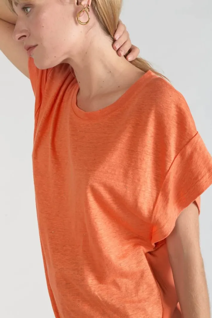 Le Temps des Cerises Top Overs Orange Corail Coral Rose Outlet