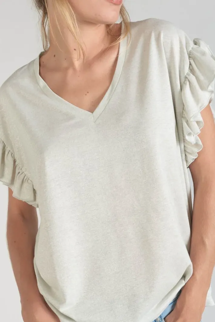 Le Temps des Cerises Top Ryls Blanc Irise White Best