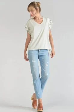 Le Temps des Cerises Top Ryls Blanc Irise White Best