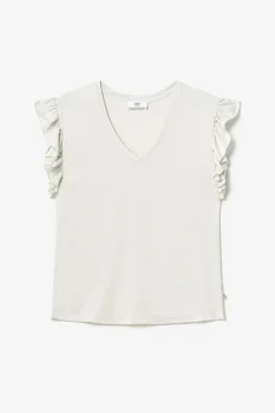 Le Temps des Cerises Top Ryls Blanc Irise White Best