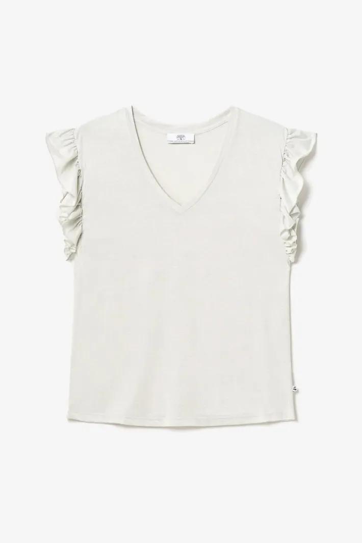 Le Temps des Cerises Top Ryls Blanc Irise White Best