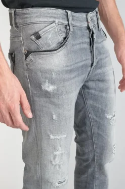 Le Temps des Cerises Triolet 700/11 Adjusted Jeans Destroy Gris N°2 Grey Best Sale