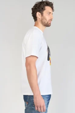 Le Temps des Cerises T-Shirt Andler Blanc Imprime White Discount