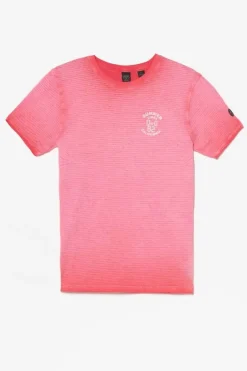 Le Temps des Cerises T-Shirt Balis Corail Piment Sale