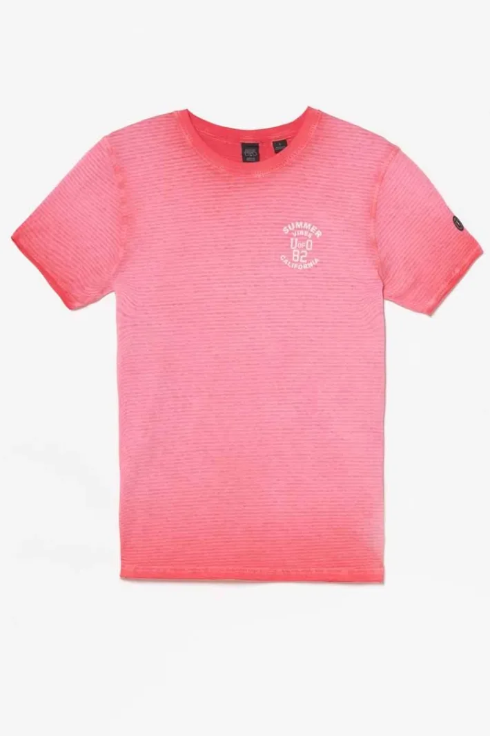 Le Temps des Cerises T-Shirt Balis Corail Piment Sale