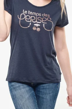 Le Temps des Cerises T-Shirt Basitrame Marine Midnight Cheap