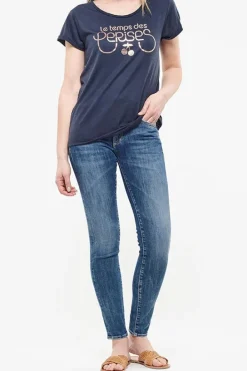Le Temps des Cerises T-Shirt Basitrame Marine Midnight Cheap