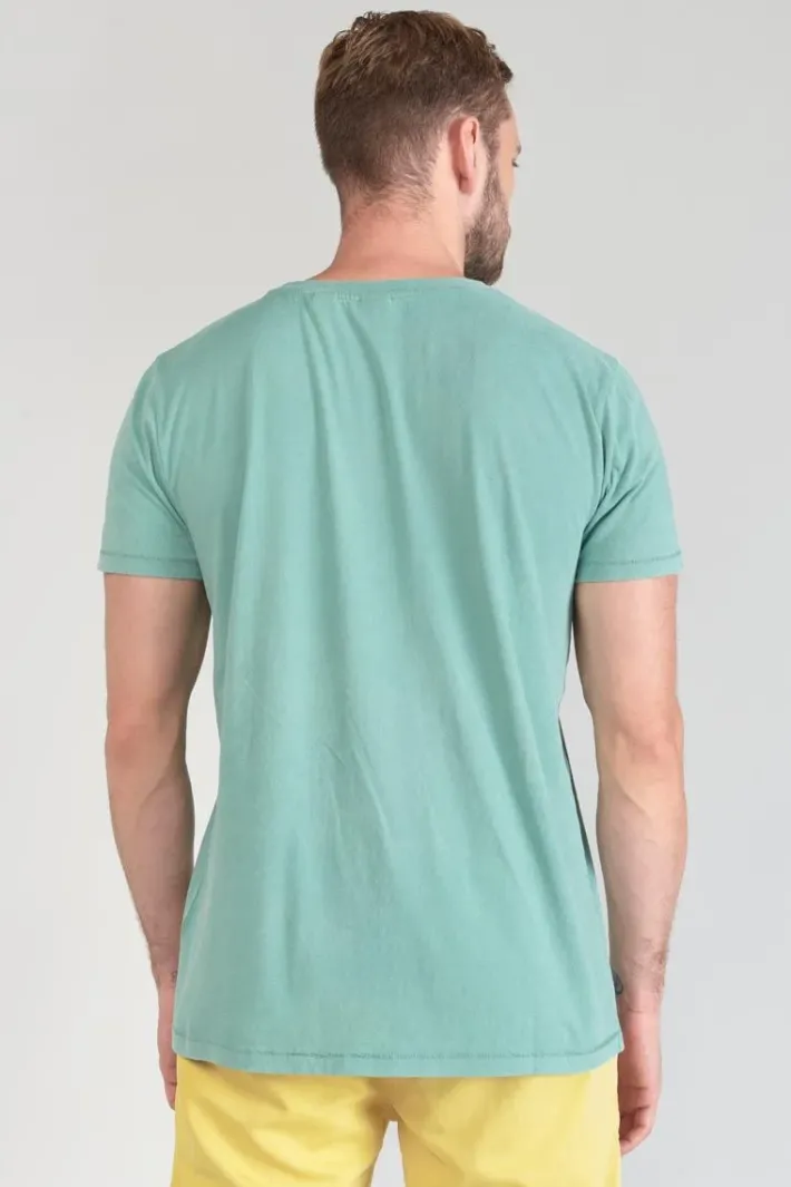 Le Temps des Cerises T-Shirt Brown Vert D'Eau Oil Clearance