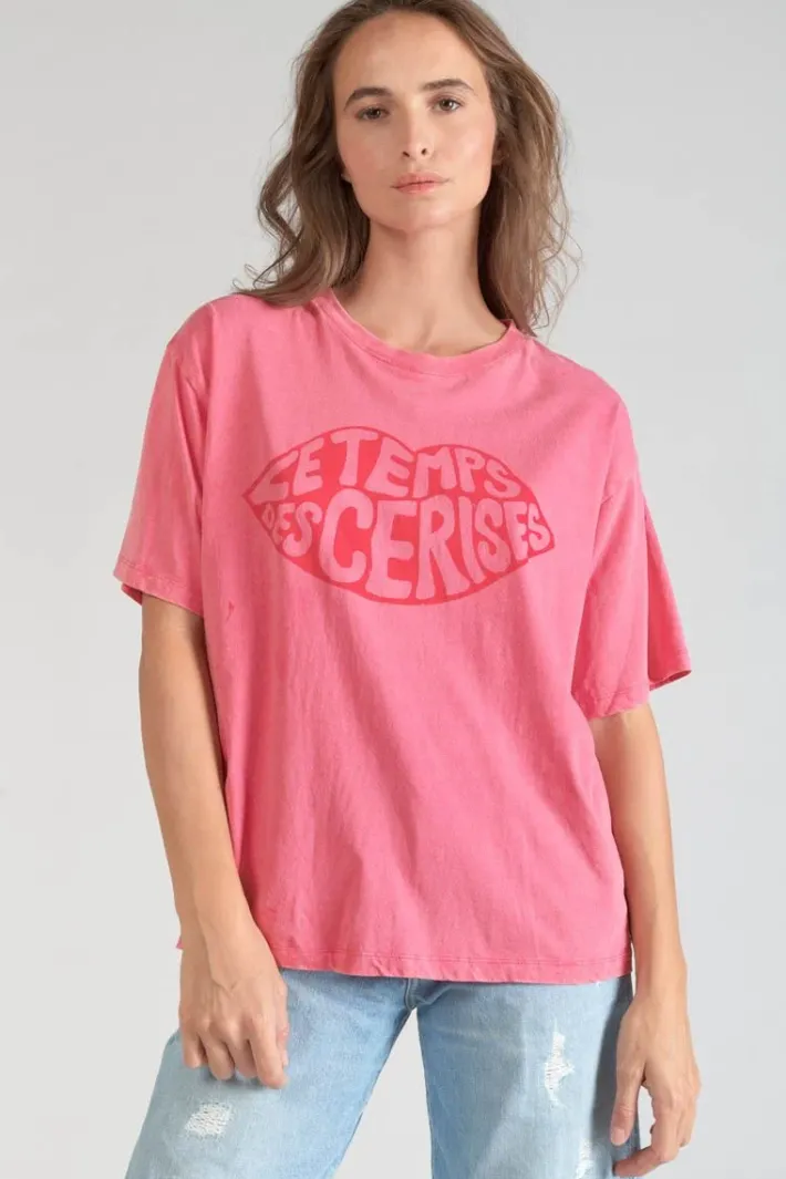 Le Temps des Cerises T-Shirt Cassio Rose Delave Berry Fashion