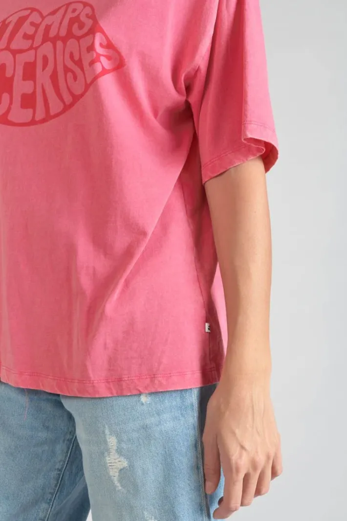 Le Temps des Cerises T-Shirt Cassio Rose Delave Berry Fashion
