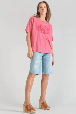 Le Temps des Cerises T-Shirt Cassio Rose Delave Berry Fashion