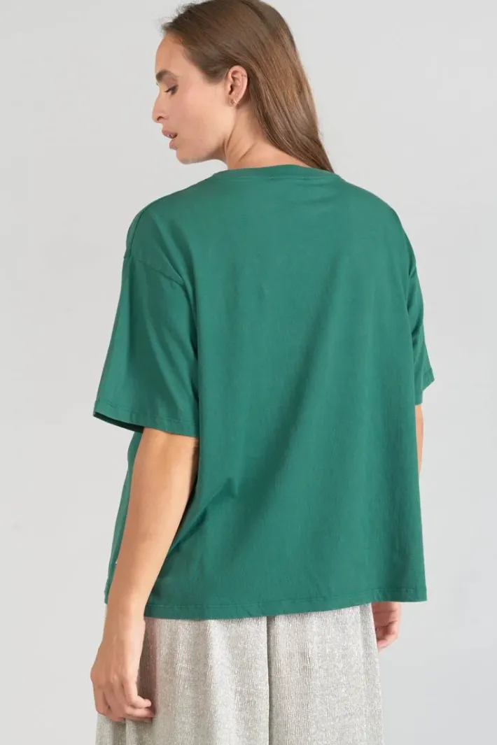 Le Temps des Cerises T-Shirt Cassio Vert Sapin Forest Fashion