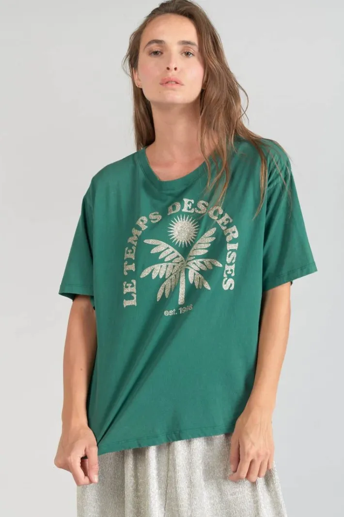 Le Temps des Cerises T-Shirt Cassio Vert Sapin Forest Fashion