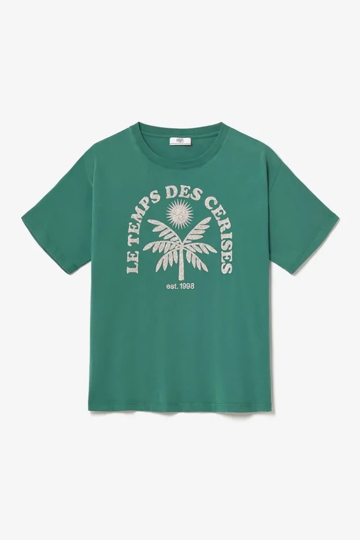 Le Temps des Cerises T-Shirt Cassio Vert Sapin Forest Fashion