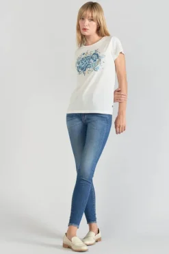 Le Temps des Cerises T-Shirt Frankie Creme Imprime Ice Cream Sale