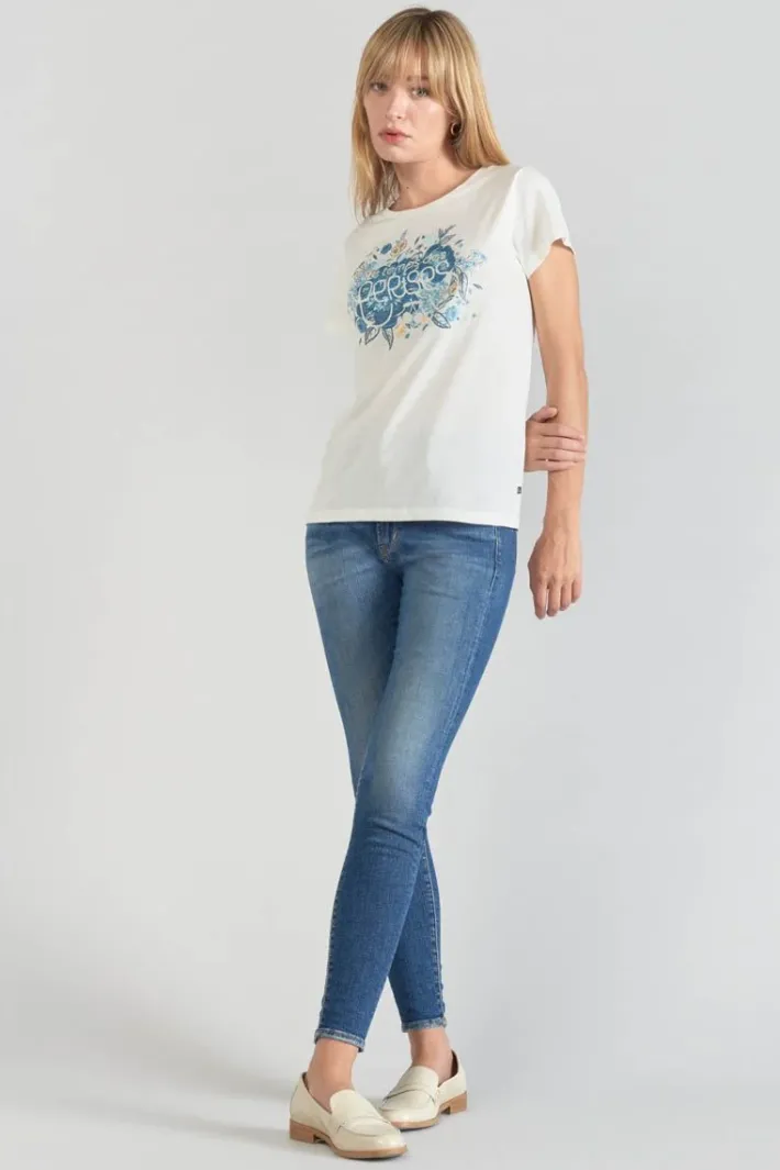 Le Temps des Cerises T-Shirt Frankie Creme Imprime Ice Cream Sale