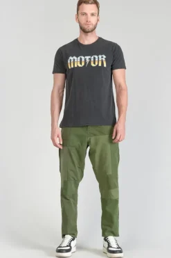 Le Temps des Cerises T-Shirt Gabrent Gris Delave Imprime Outlet