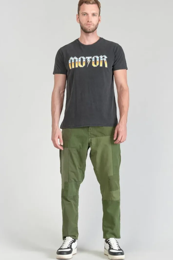 Le Temps des Cerises T-Shirt Gabrent Gris Delave Imprime Outlet