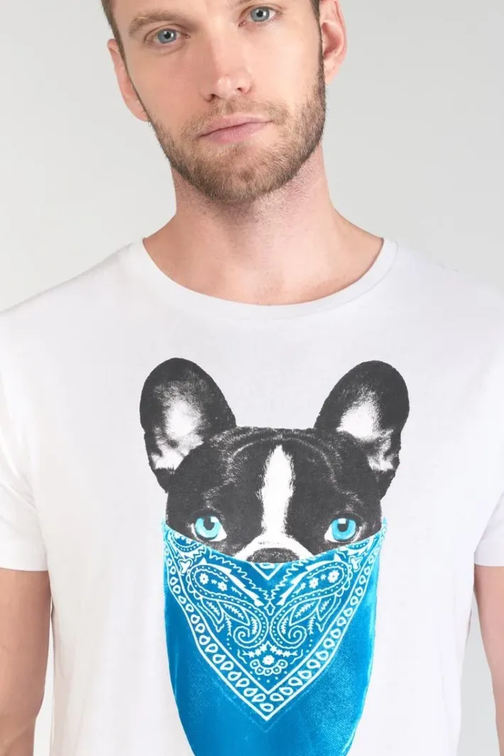 Le Temps des Cerises T-Shirt Gan Blanc Imprime White Shop