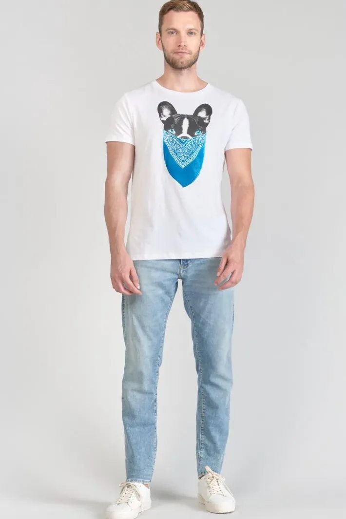 Le Temps des Cerises T-Shirt Gan Blanc Imprime White Shop
