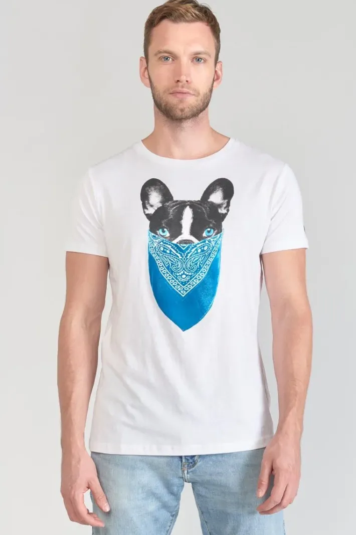 Le Temps des Cerises T-Shirt Gan Blanc Imprime White Shop