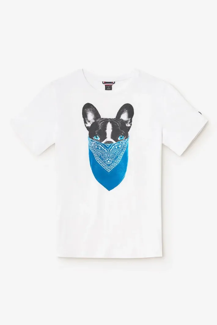 Le Temps des Cerises T-Shirt Gan Blanc Imprime White Shop