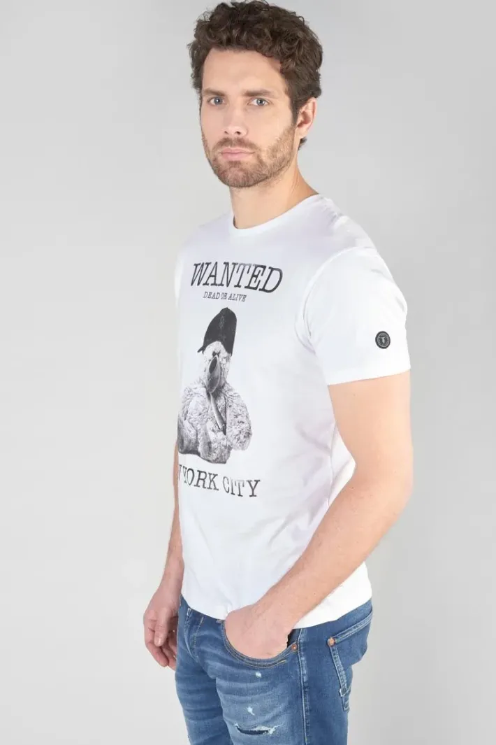 Le Temps des Cerises T-Shirt Gaspa Blanc Imprime White Discount