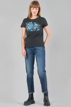 Le Temps des Cerises T-Shirt Gracy Noir Imprime Black Cheap