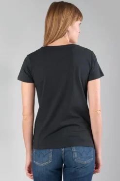 Le Temps des Cerises T-Shirt Gracy Noir Imprime Black Cheap