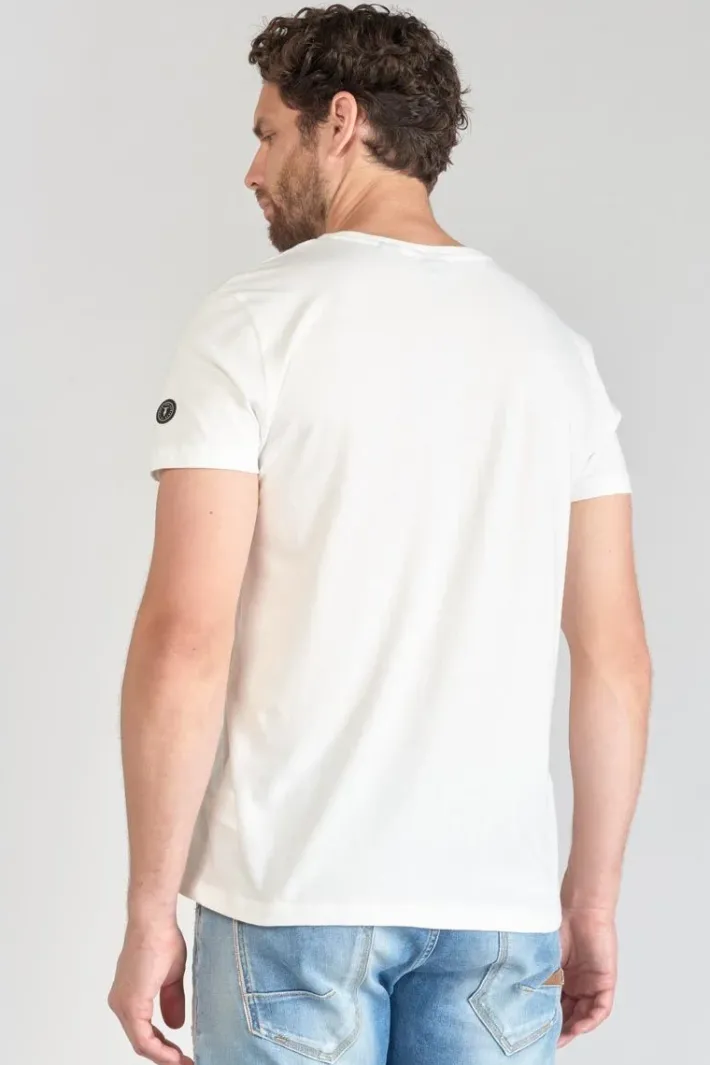 Le Temps des Cerises T-Shirt Ian Blanc Imprime Cream Clearance