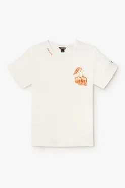 Le Temps des Cerises T-Shirt Ian Blanc Imprime Cream Clearance