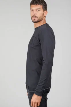 Le Temps des Cerises T-Shirt Manches Longues Laia Noir Black Clearance