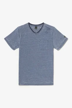 Le Temps des Cerises T-Shirt Mavoc Bleu Chine Delave Peacoat Best Sale