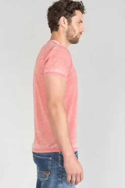 Le Temps des Cerises T-Shirt Mavoc Rouge Chine Delave Brick Discount