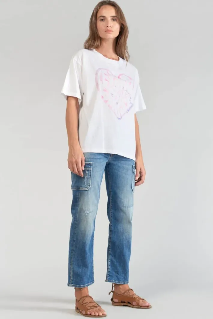 Le Temps des Cerises T-Shirt Moona Blanc Imprime Ice Cream Cheap