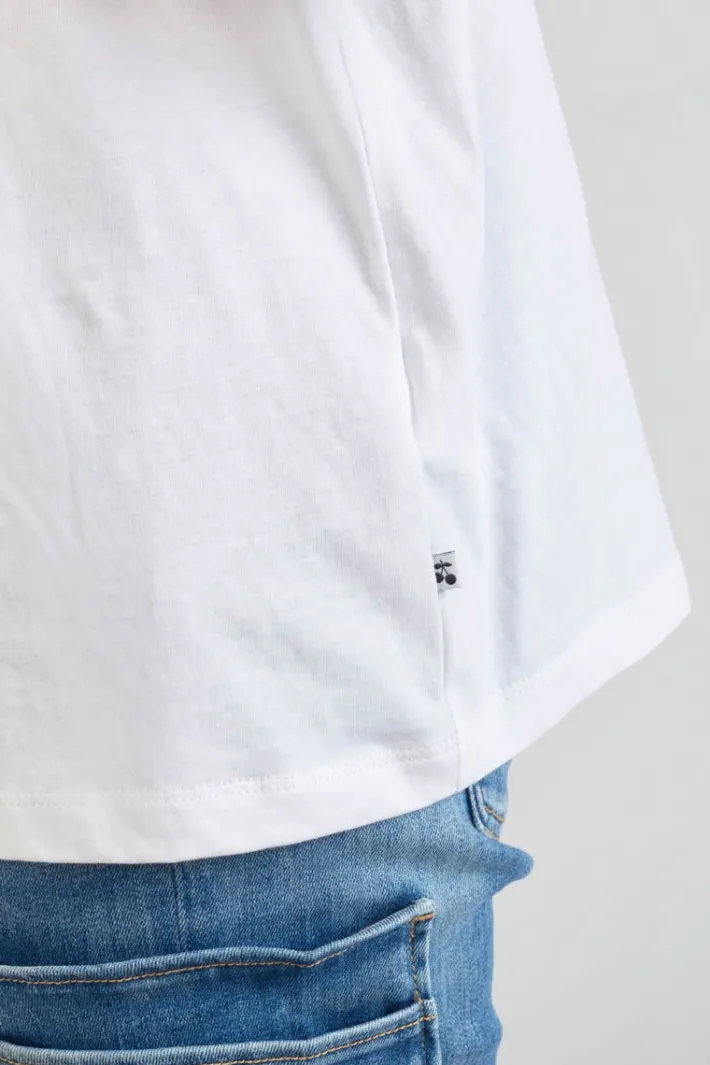 Le Temps des Cerises T-Shirt Moona Blanc Imprime Ice Cream Cheap