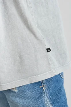 Le Temps des Cerises T-Shirt Nixon Gris Clair Delave Rock Grey Discount