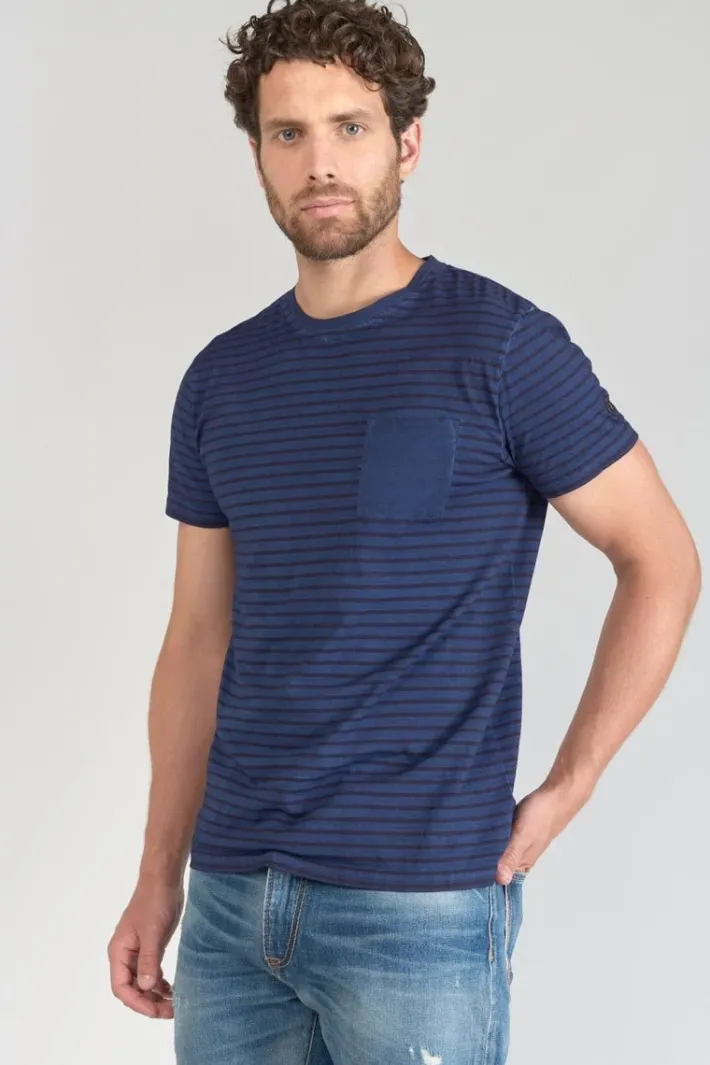 Le Temps des Cerises T-Shirt Rable A Rayures Peacoat New