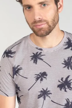 Le Temps des Cerises T-Shirt Robles A Motif Palmier Shadow Cheap