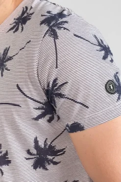 Le Temps des Cerises T-Shirt Robles A Motif Palmier Shadow Cheap