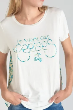 Le Temps des Cerises T-Shirt Romi Bi-Matiere Imprime Vert Ice Cream Best