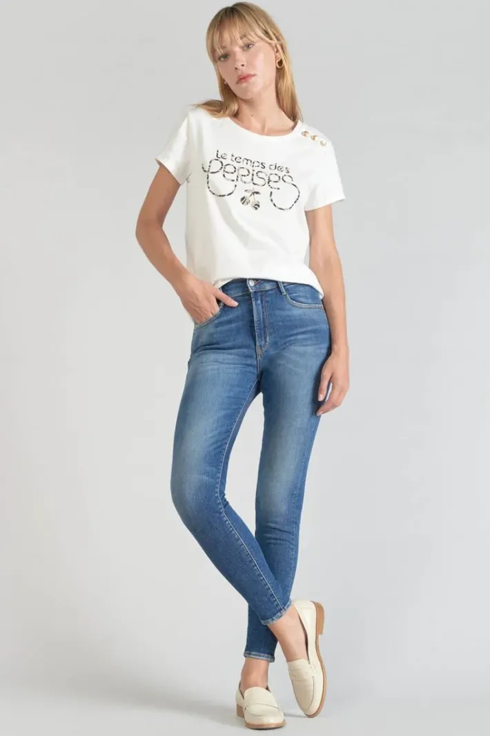 Le Temps des Cerises T-Shirt Savana Blanc Imprime Ice Cream Online