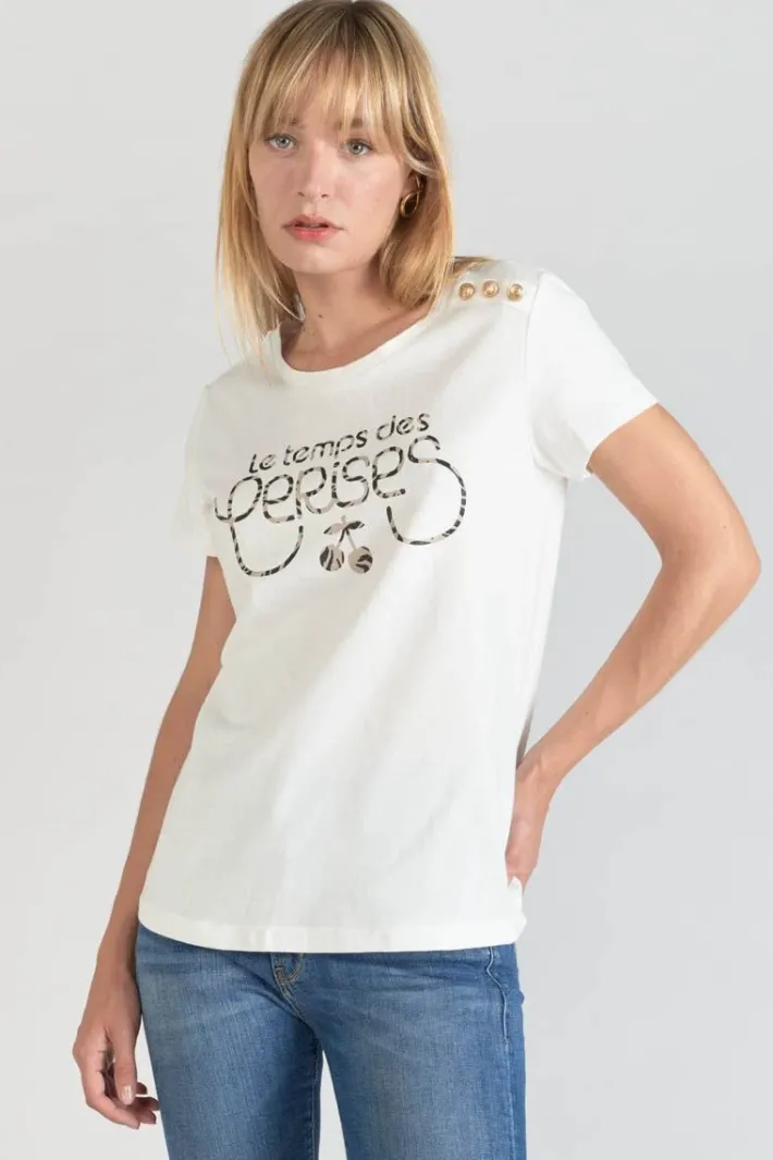 Le Temps des Cerises T-Shirt Savana Blanc Imprime Ice Cream Online