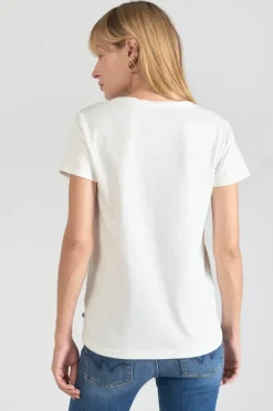 Le Temps des Cerises T-Shirt Savana Blanc Imprime Ice Cream Online