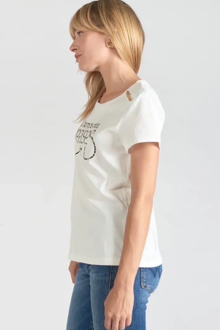 Le Temps des Cerises T-Shirt Savana Blanc Imprime Ice Cream Online
