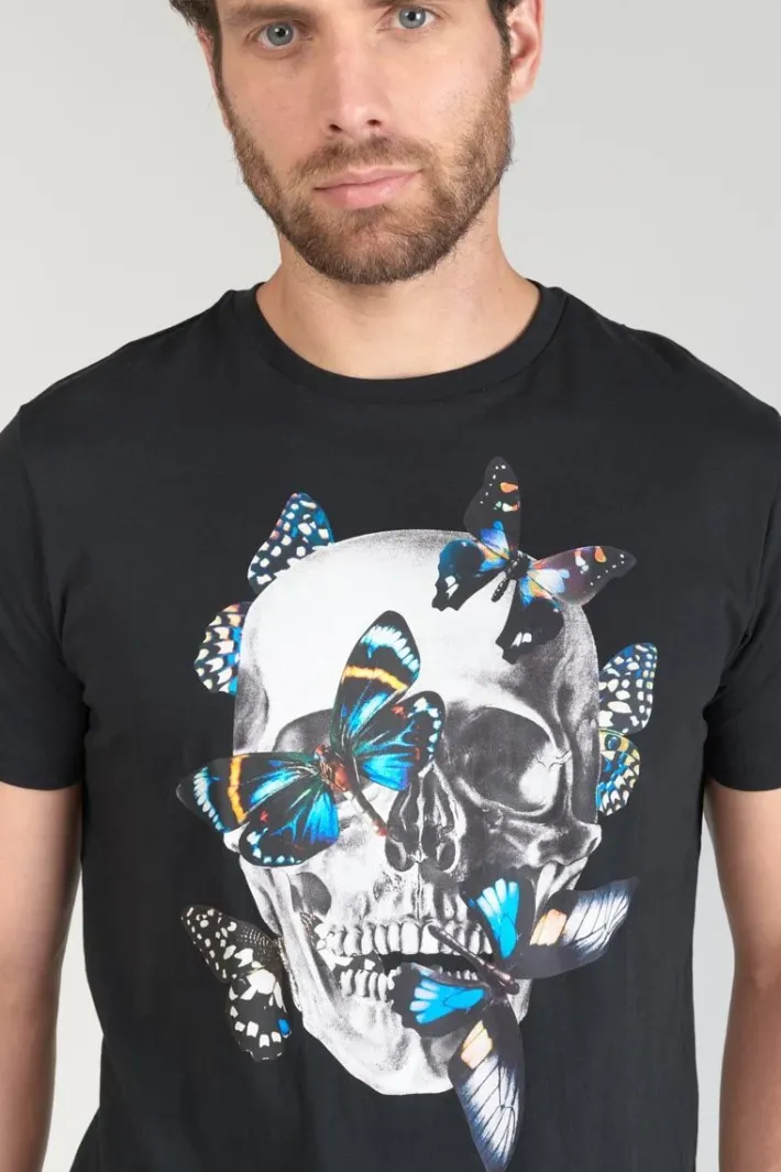 Le Temps des Cerises T-Shirt Usma Noir Imprime Black Best