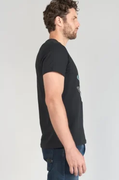 Le Temps des Cerises T-Shirt Usma Noir Imprime Black Best