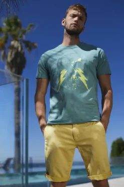 Le Temps des Cerises T-Shirt Witek Vert D'Eau Oil Store