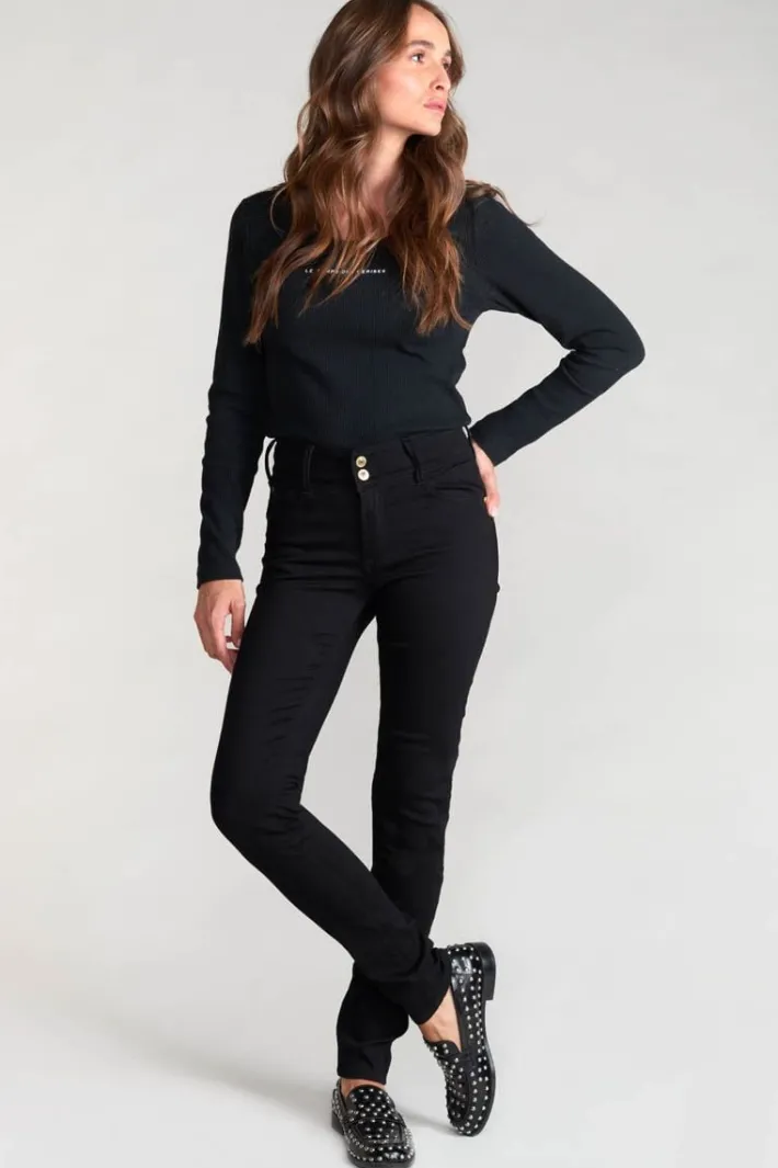 Le Temps des Cerises Ultra Pulp Slim Taille Haute Jeans Noir N°0 Black New